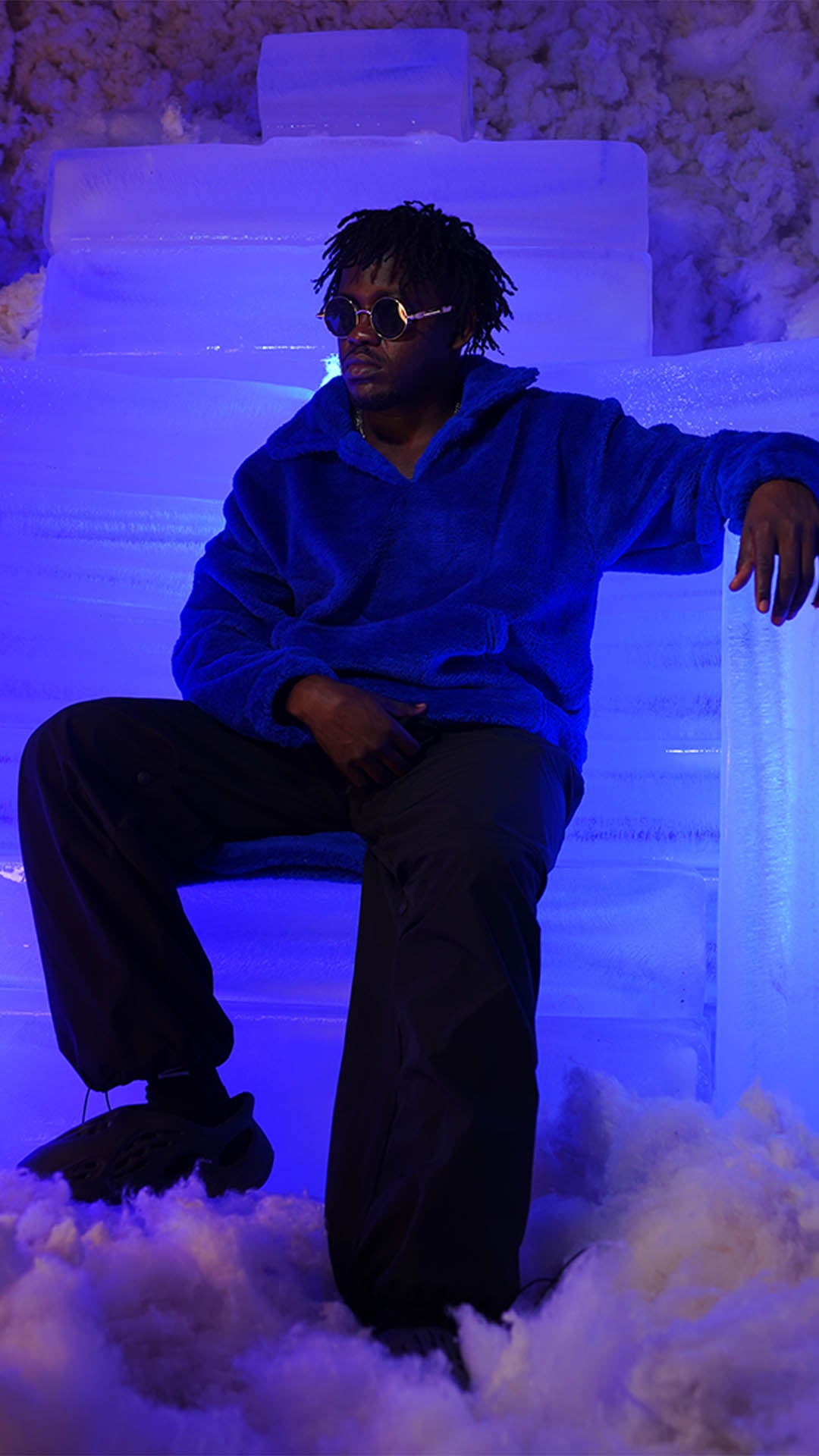 Fear No Man Blue Pullover