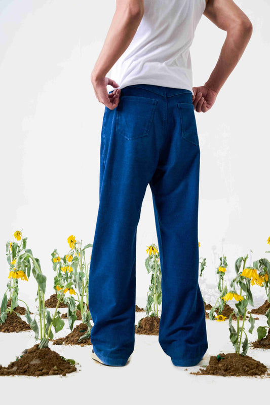Indigo Corduroy Pants