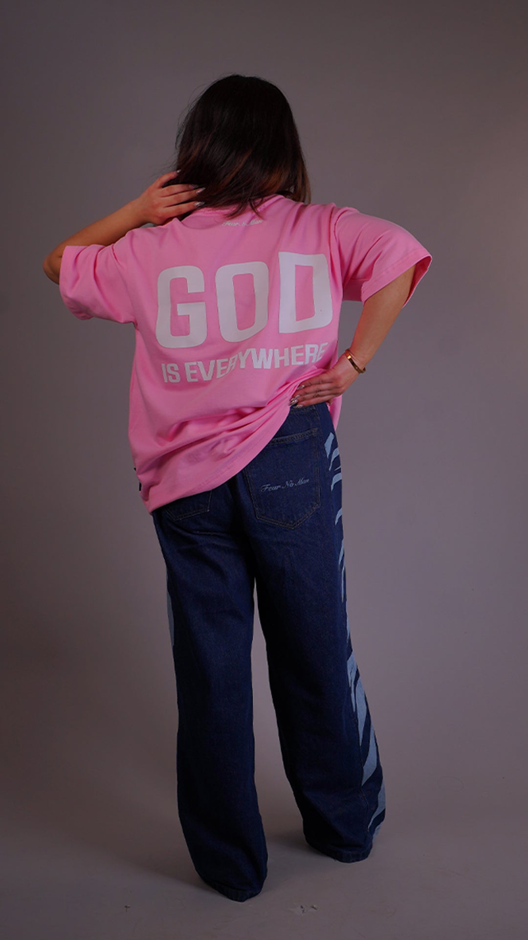 Believe Tee in Pink