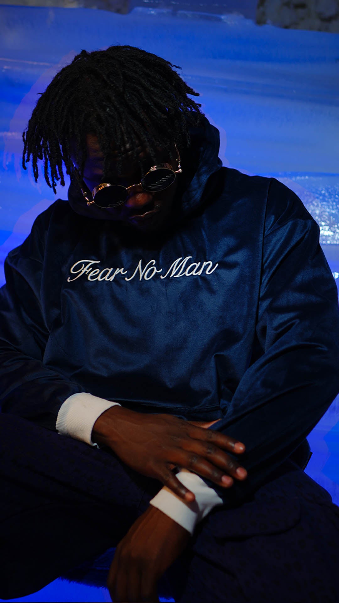Blue Velvet Hoodie