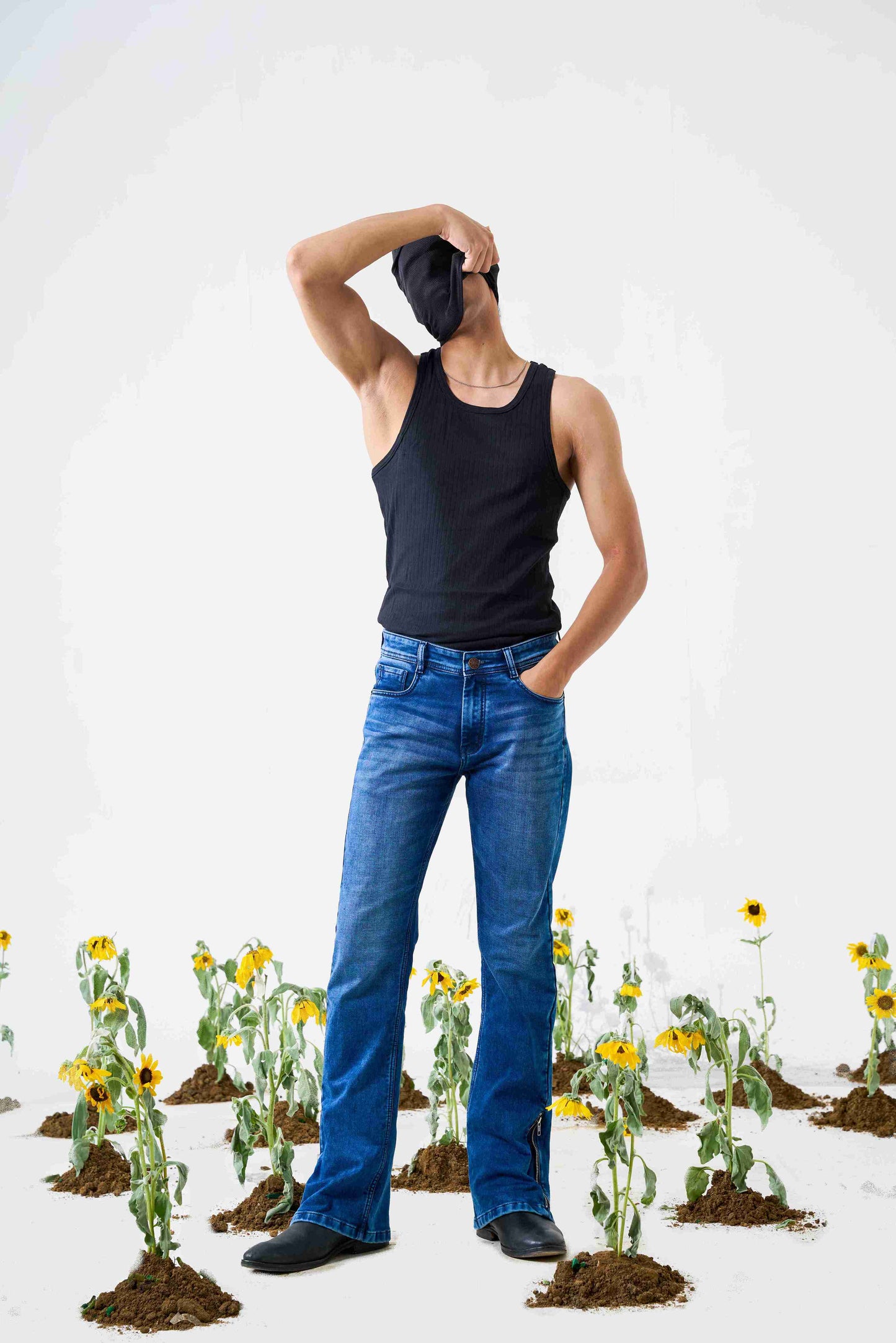 Cloud Wash Indigo Bootcut Denim