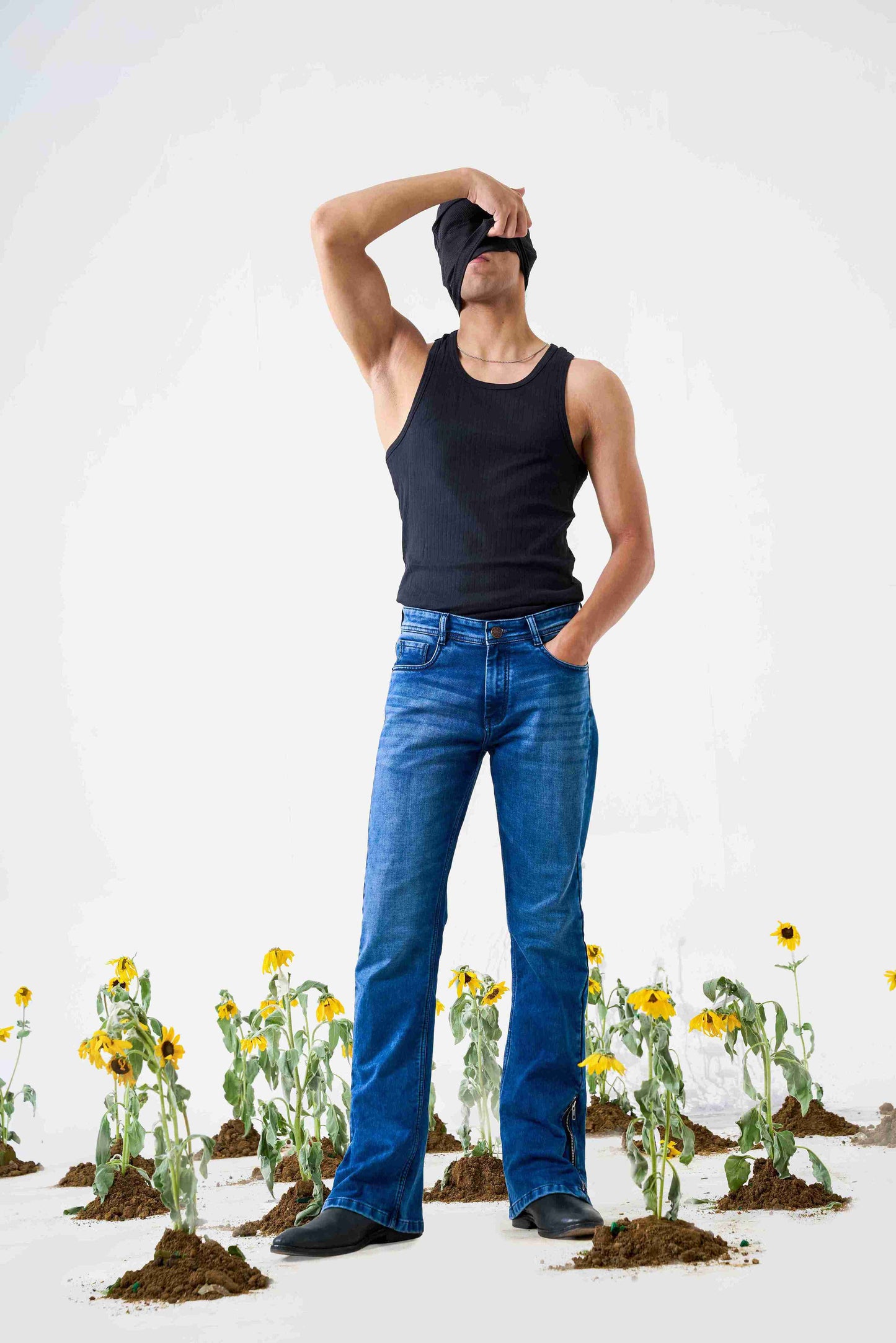 Cloud Wash Indigo Bootcut Denim