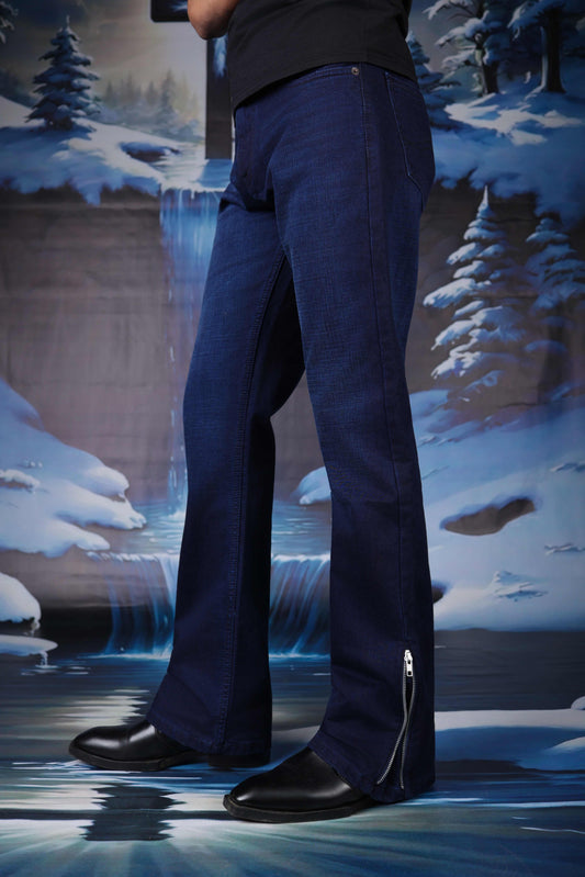 INKFALL β Dark Indigo Bootcut Denim