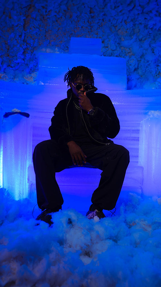 Black Fear No Man Faux Fur Jacket