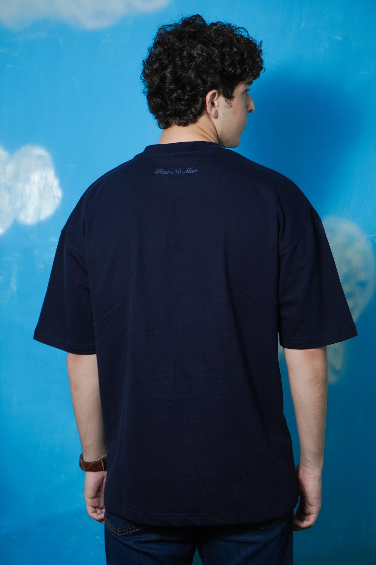 Navy Blue Basic T-shirt