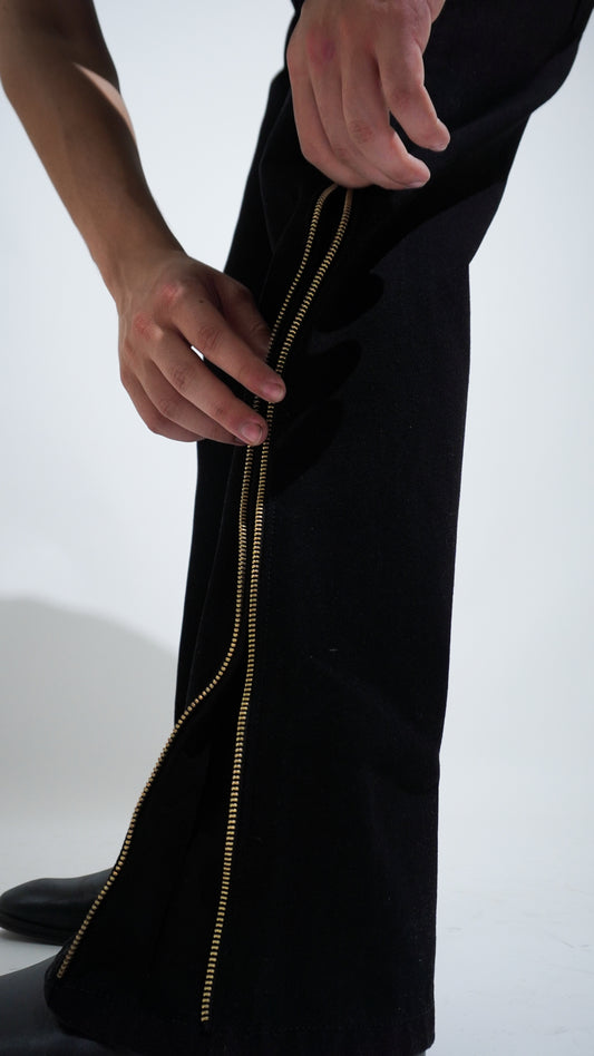 Sidesweep Denims (Black)