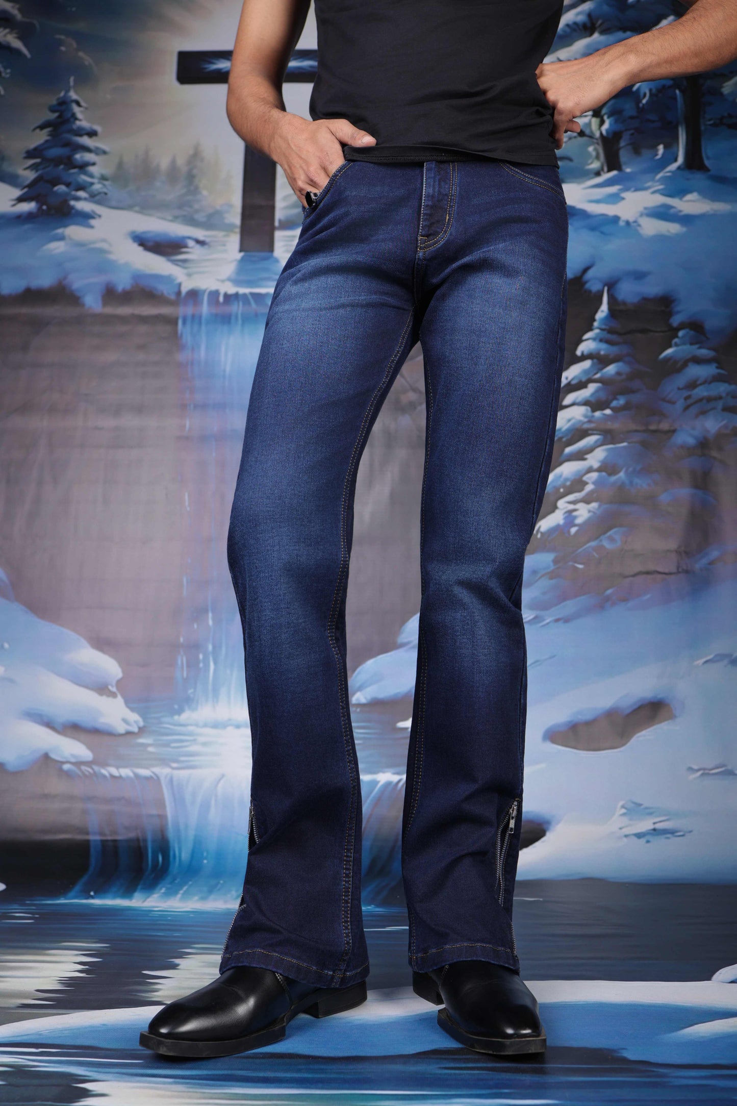 OG Navy Blue Bootcut