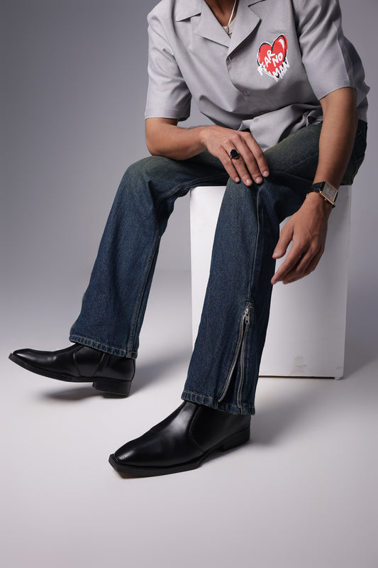 TINT WASHED BOOTCUT DENIM