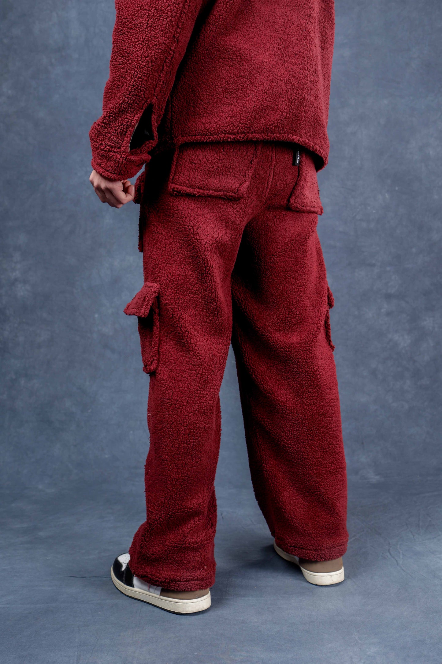 Crimson Sherpa Utility Pants