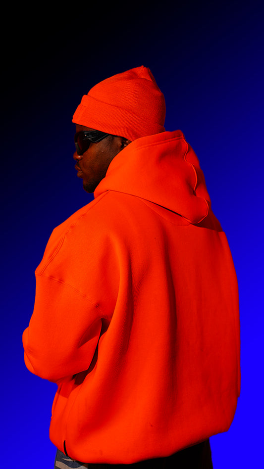 Basic orange Hoodie