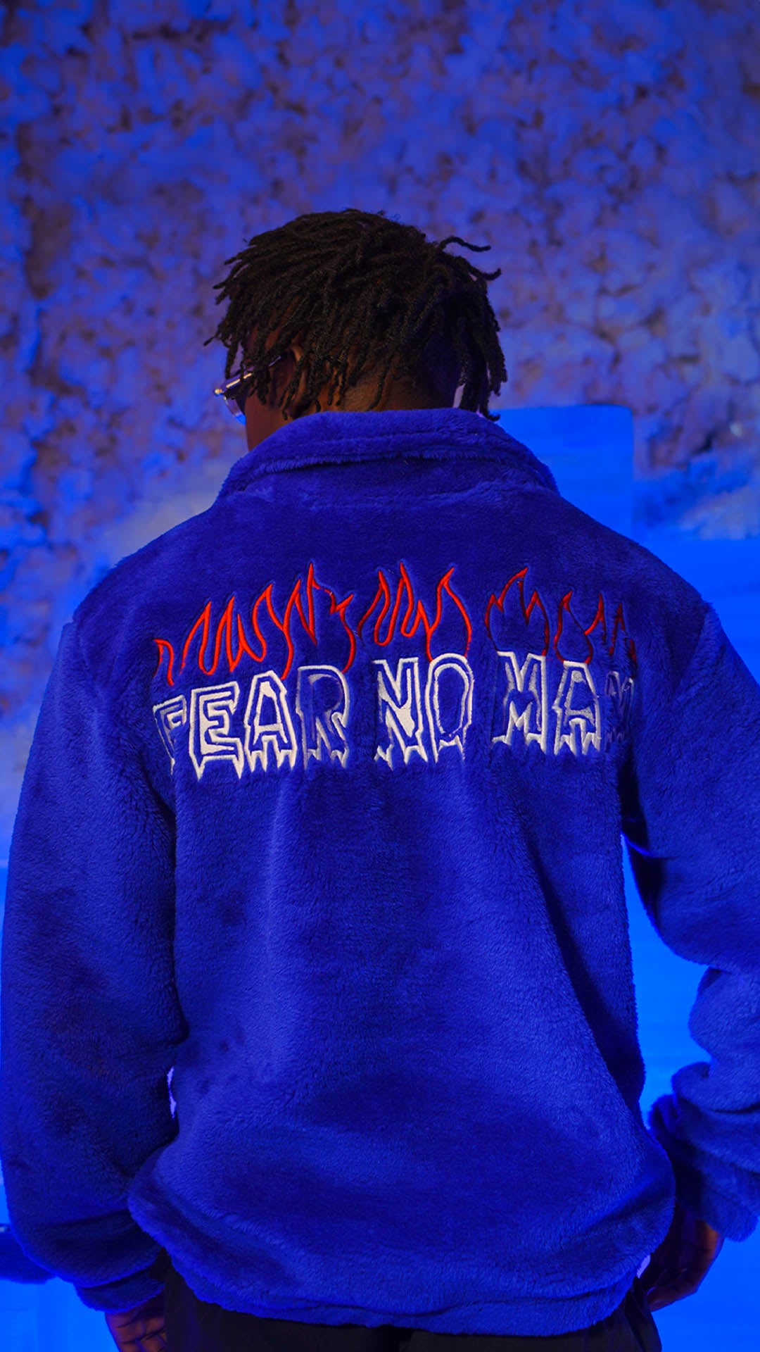 Fear No Man Blue Pullover