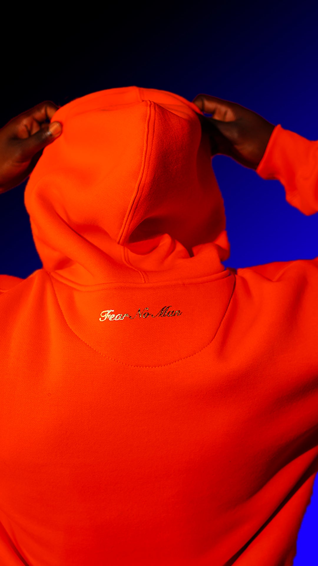 Basic orange Hoodie