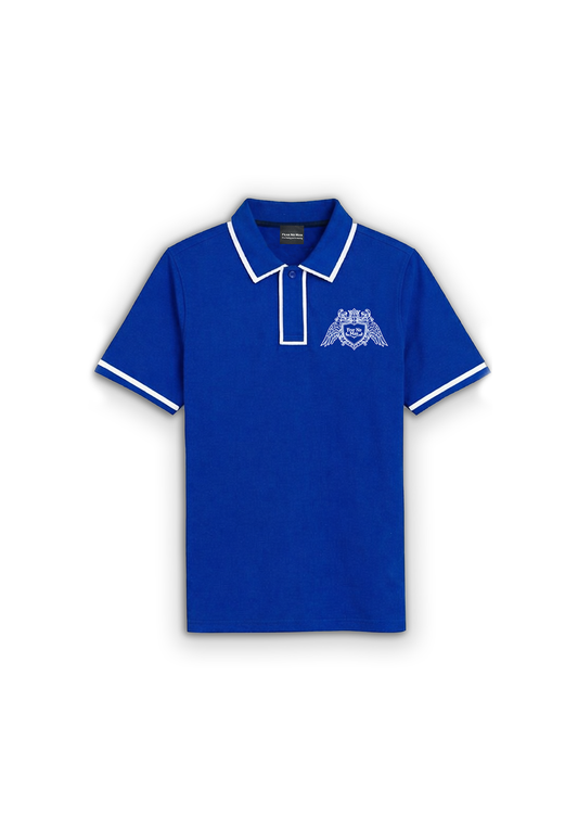 CREST POLO - BLUE