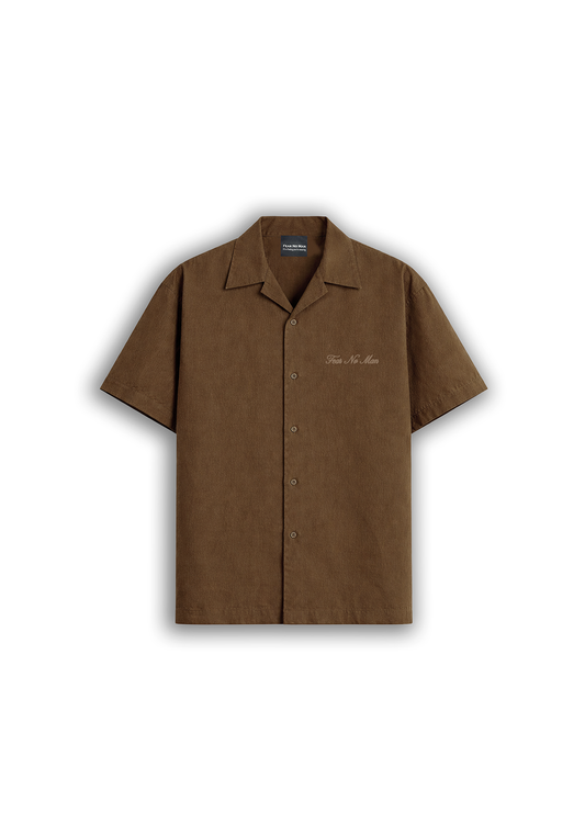 BROWN ESSENTIAL SHIRT