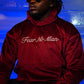 Red Wine Velvet Hoodie