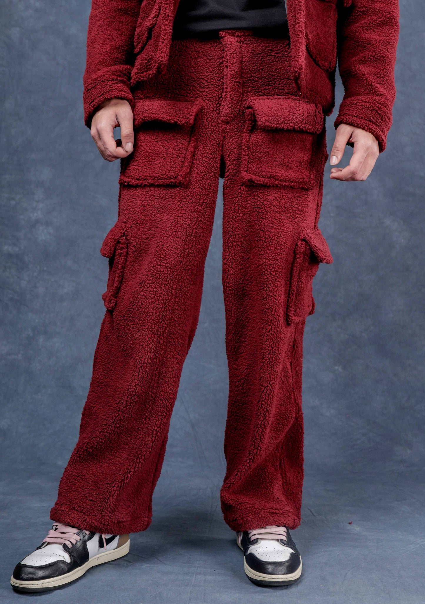 Crimson Sherpa Utility Pants