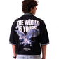 In The Air OverSized Polo Tee (Black)