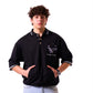 In The Air OverSized Polo Tee (Black)