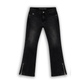 BLACK WASHED BOOTCUT DENIM
