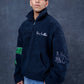 Navy Sherpa Pullover