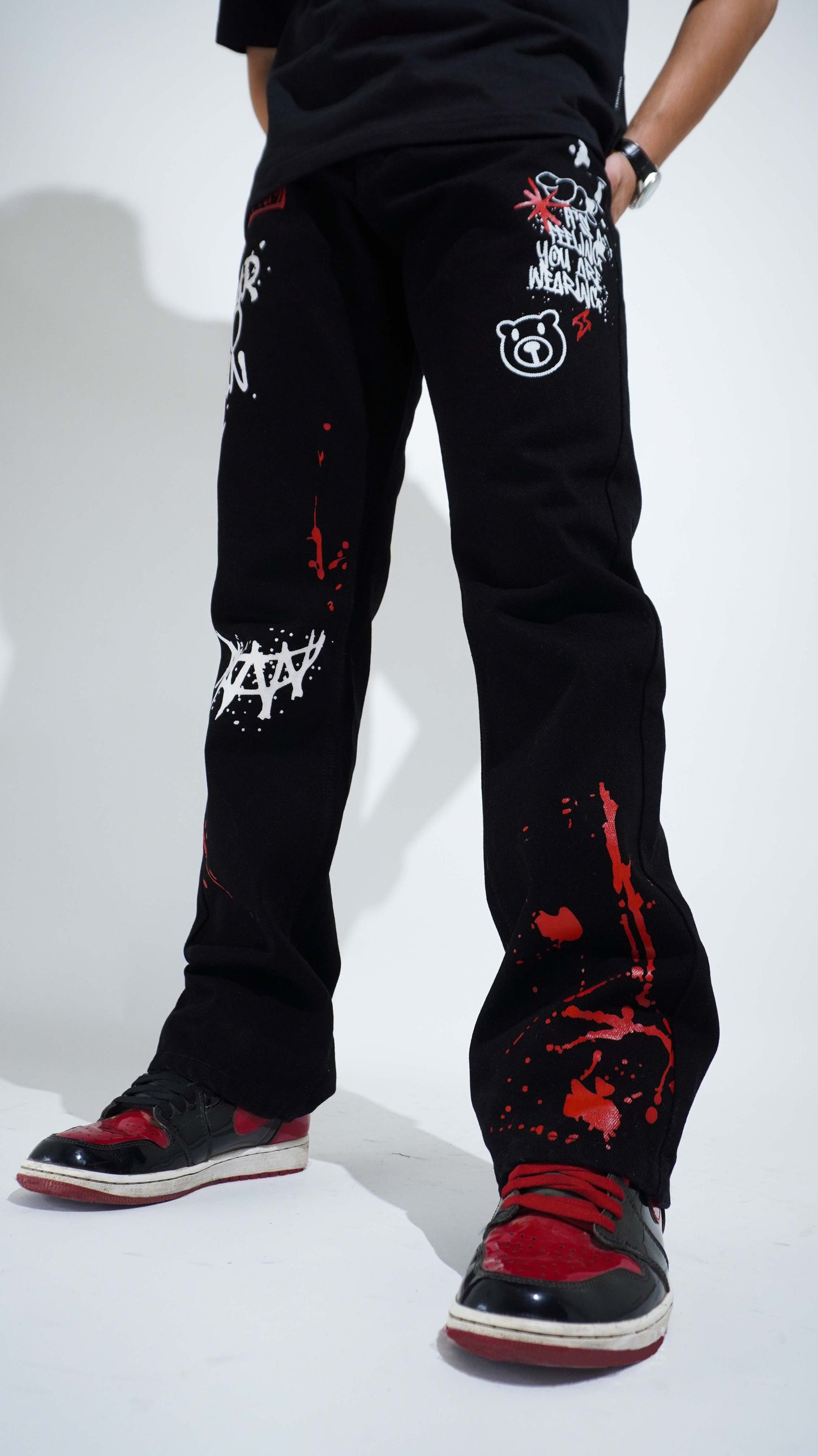 Graffiti Bootcut Denims