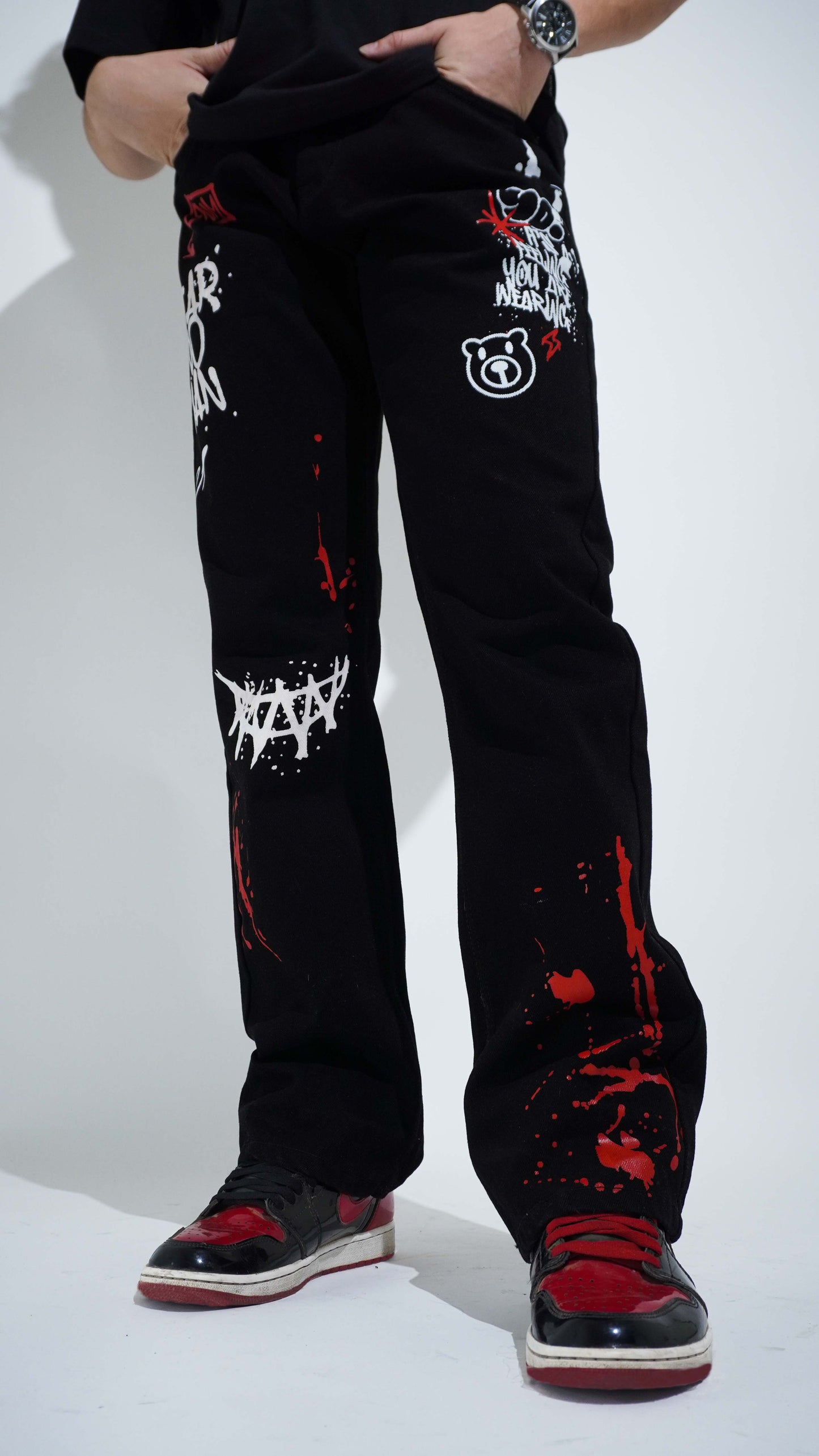 Graffiti Bootcut Denims