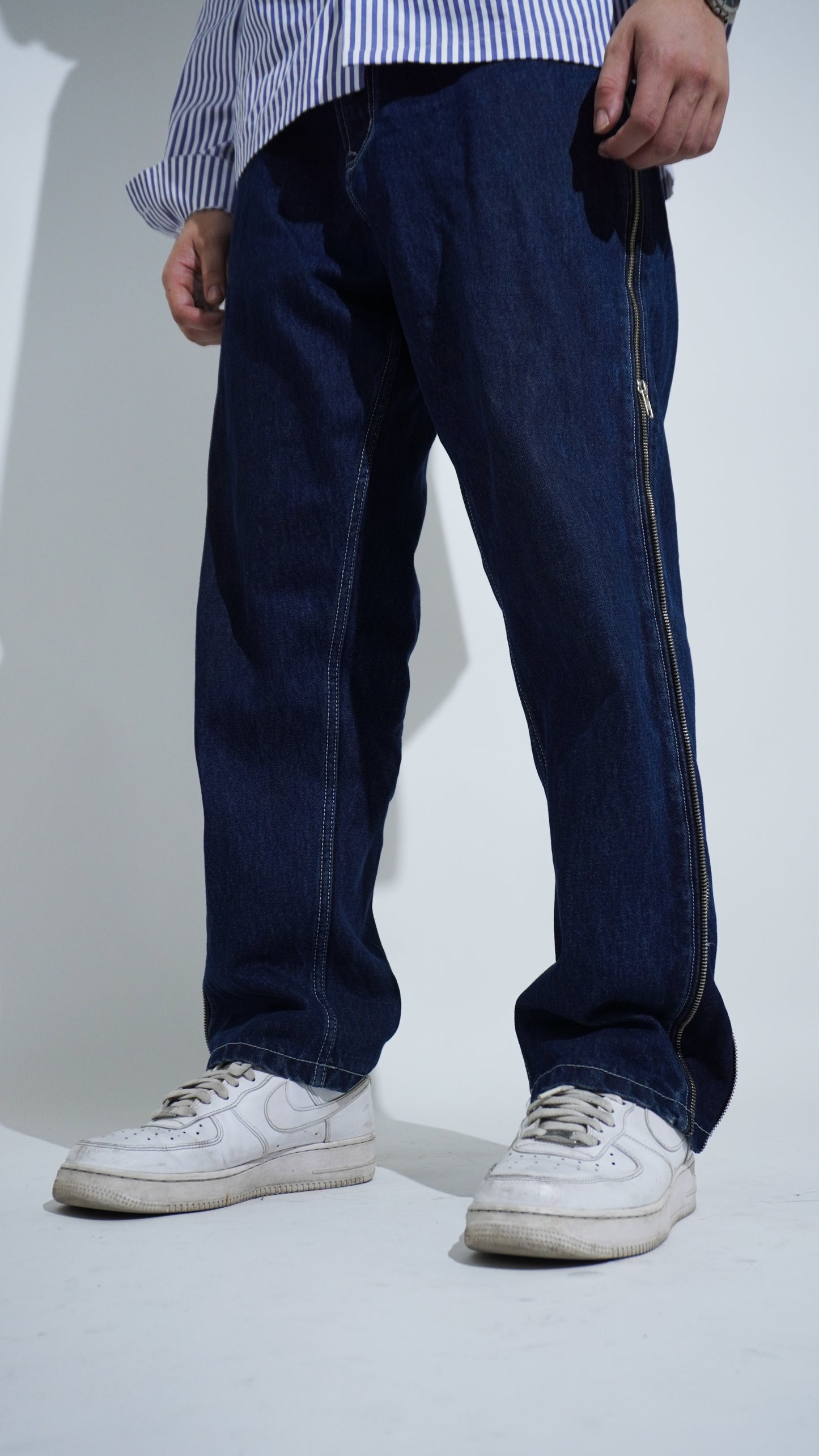 Sidesweep Denims (Blue)