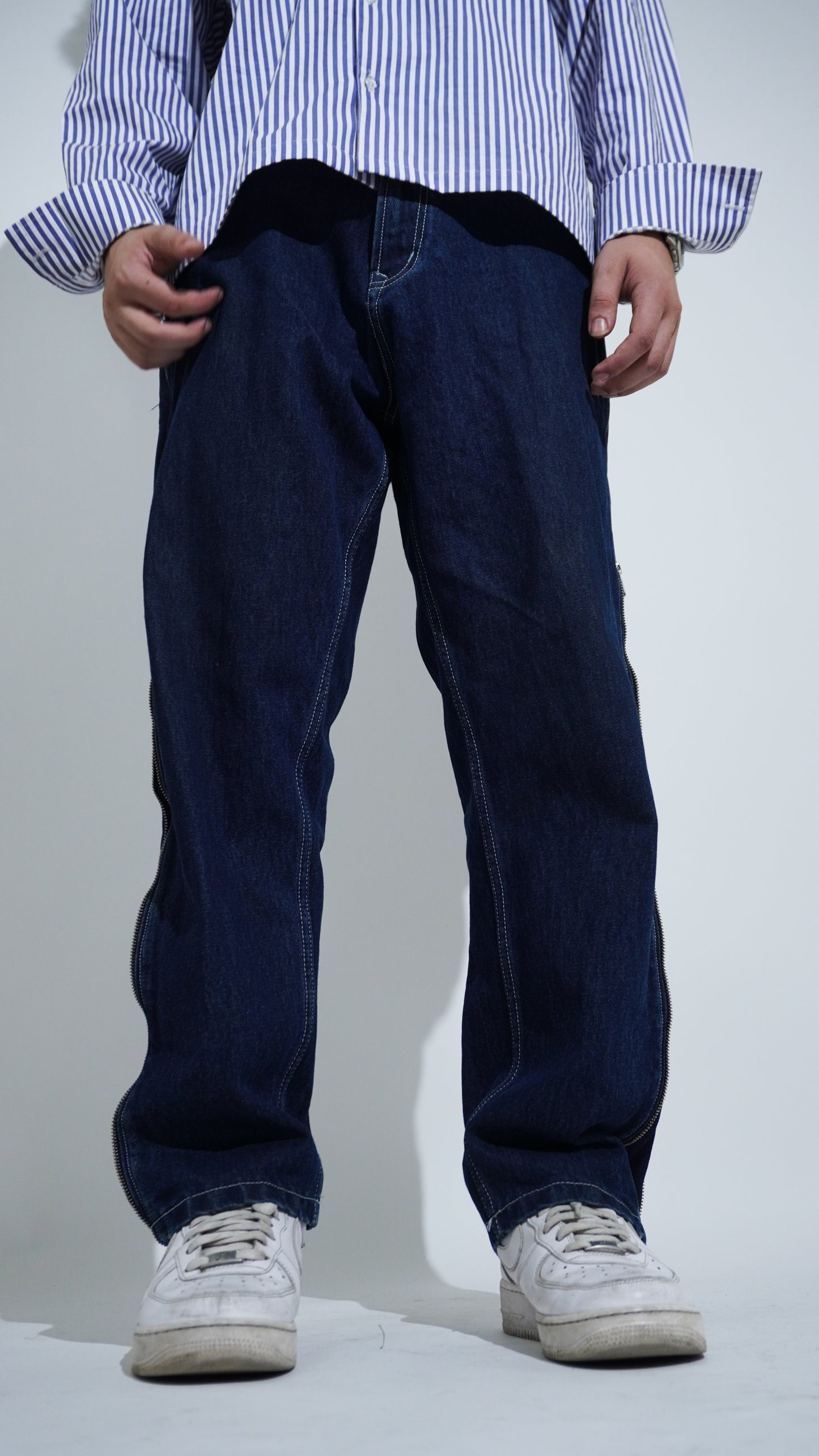 Sidesweep Denims (Blue)