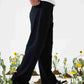 Coal Black Corduroy Pants