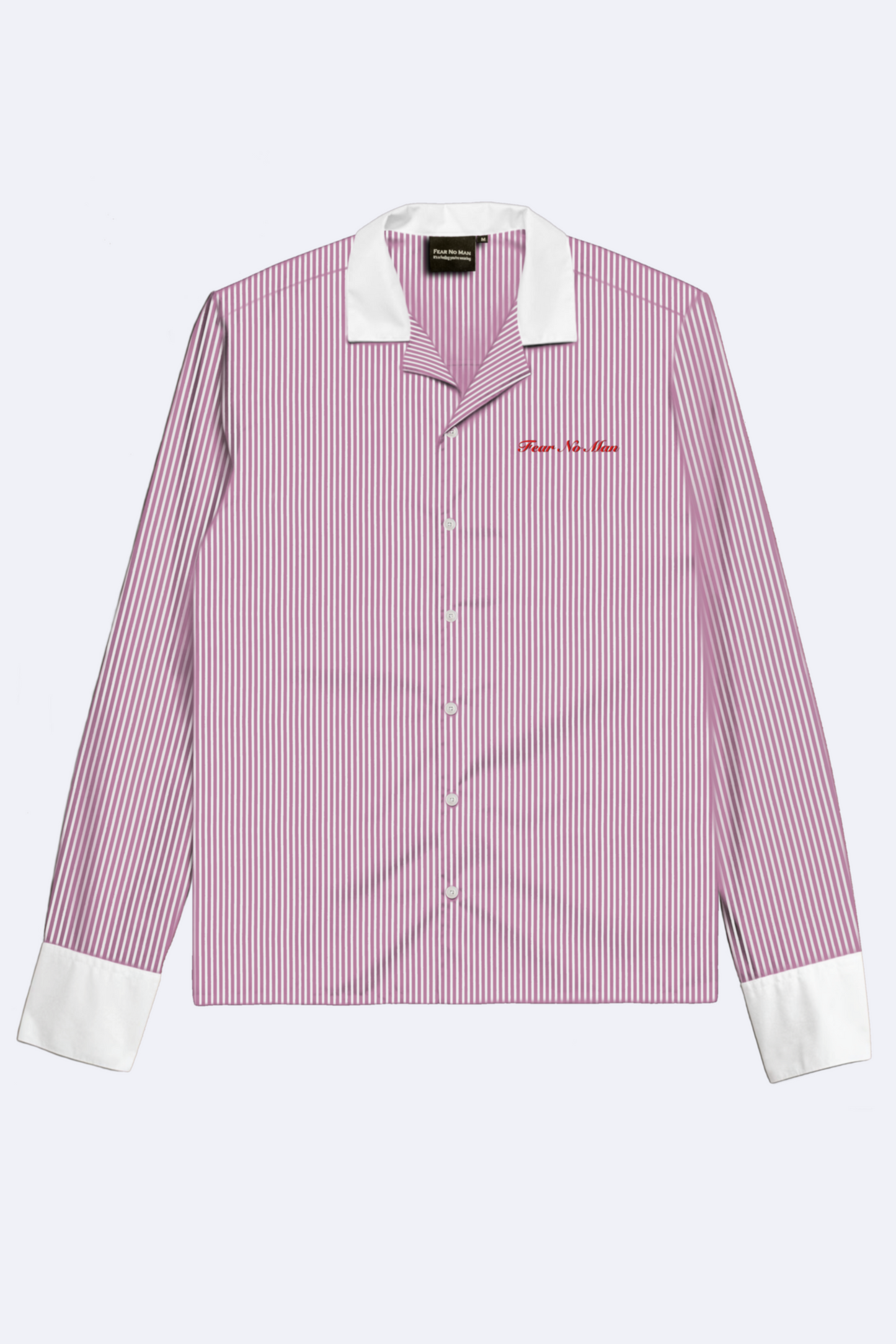 Confidence Stripe Shirt (Soft pink)