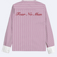 Confidence Stripe Shirt (Soft pink)