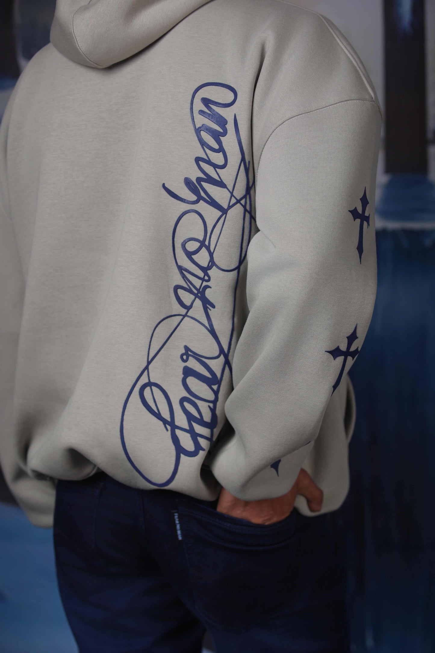 ETERNAL MARK HOODIE (GREY)