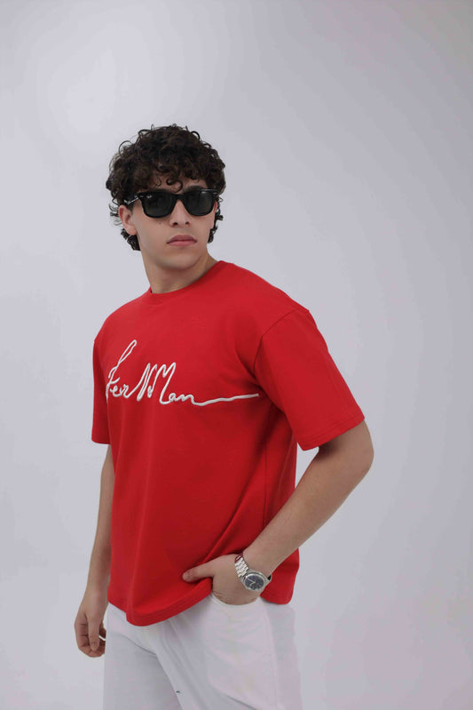 RED ESSENTIAL T-SHIRT