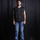 Suede Half-Sleeve Jacket