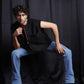 Suede Half-Sleeve Jacket