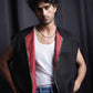 Suede Half-Sleeve Jacket