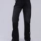 BLACK WASHED BOOTCUT DENIM