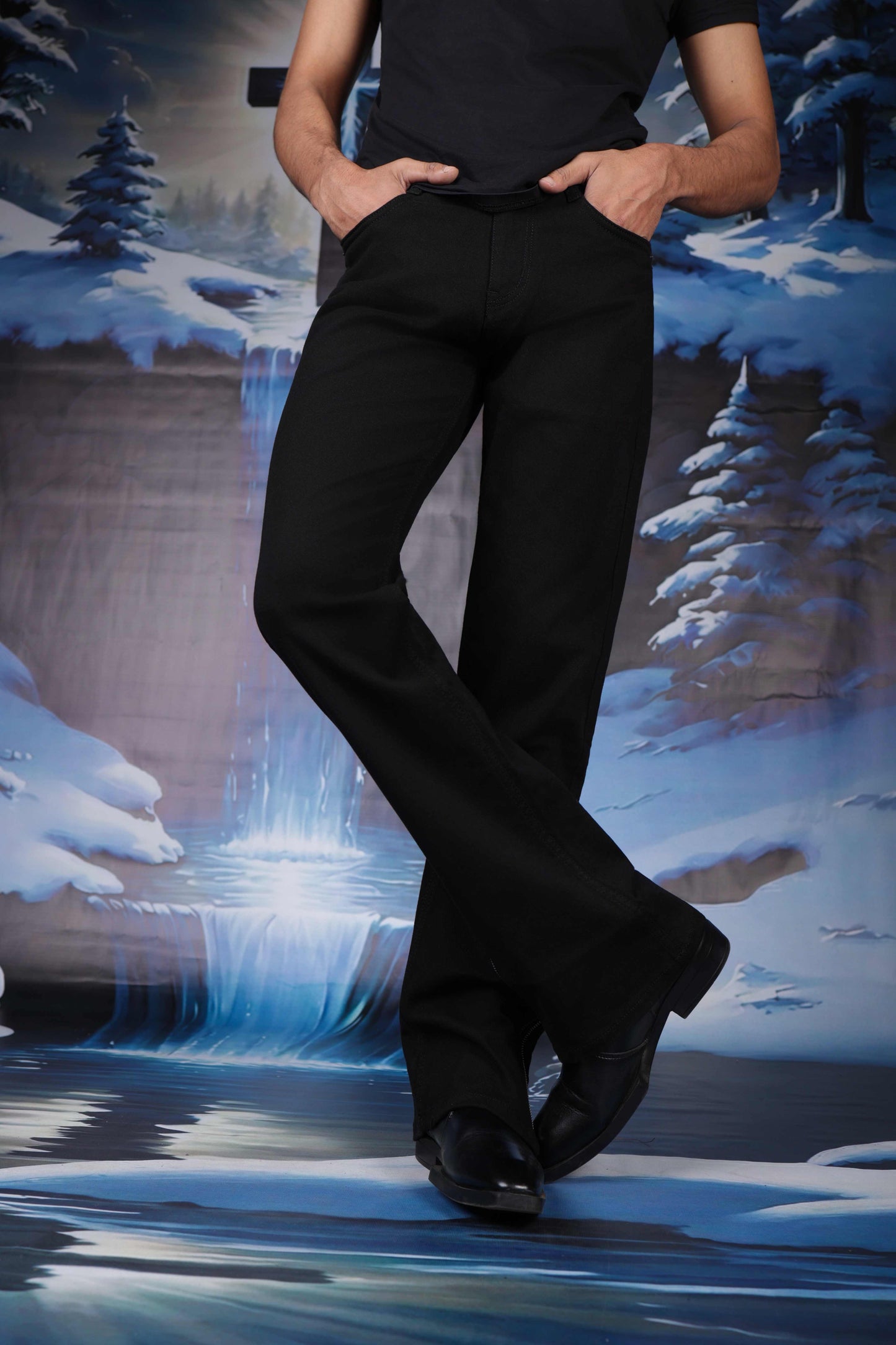 Black Edge Bootcut Denim