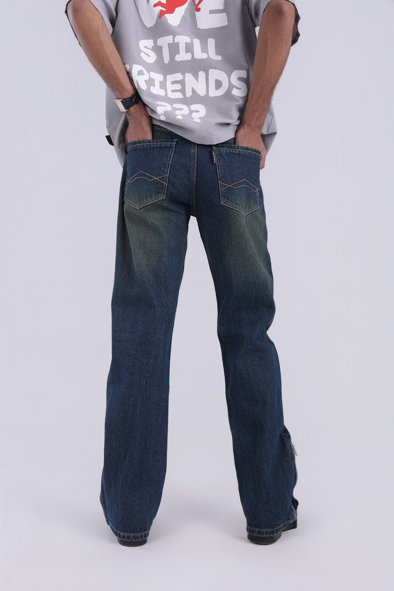 TINT WASHED BOOTCUT DENIM