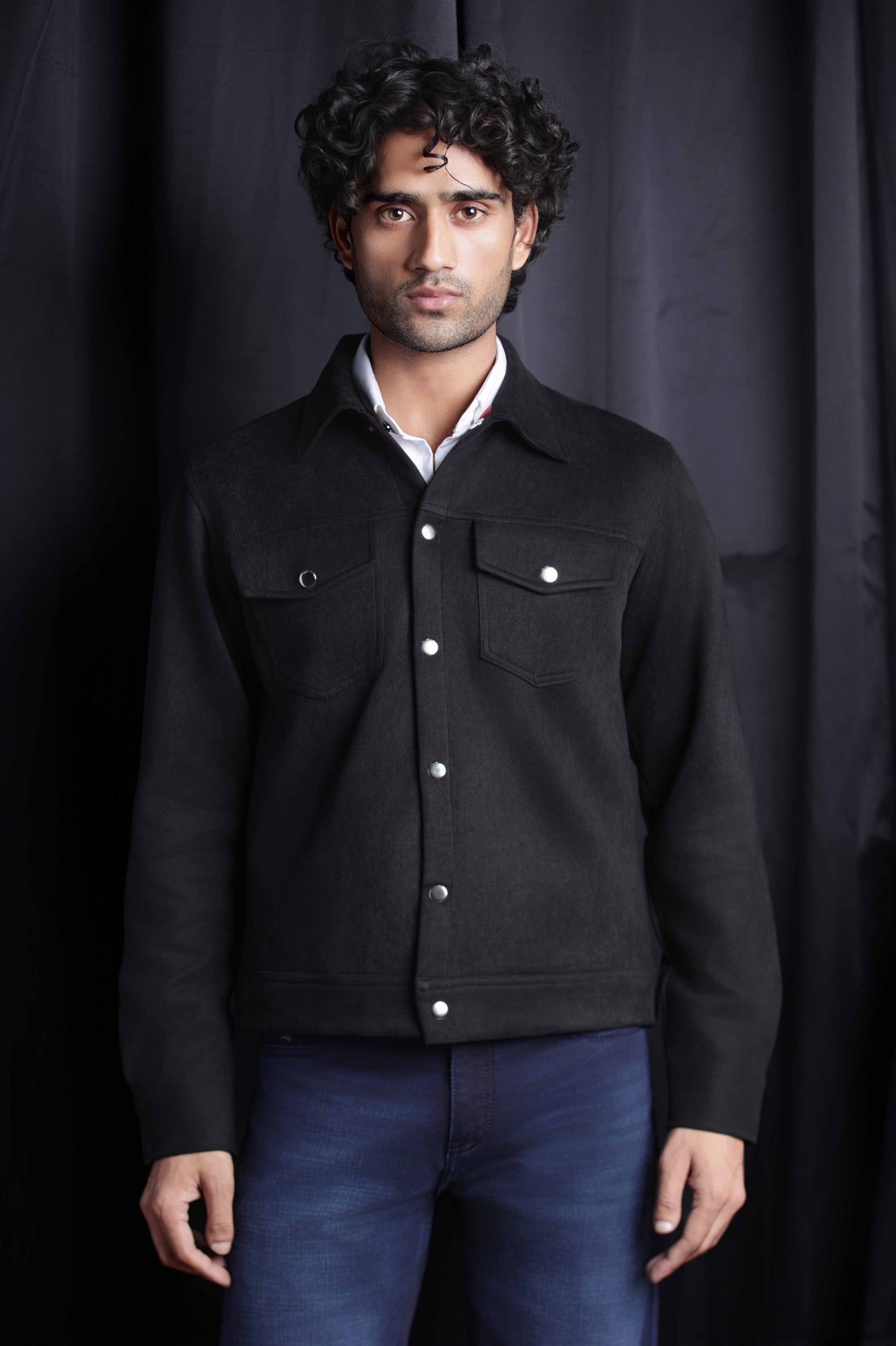 Date-Night Suede Jacket