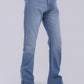 BLUE WASHED BOOTCUT DENIM