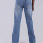 BLUE WASHED BOOTCUT DENIM