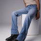 BLUE WASHED BOOTCUT DENIM