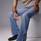 BLUE WASHED BOOTCUT DENIM