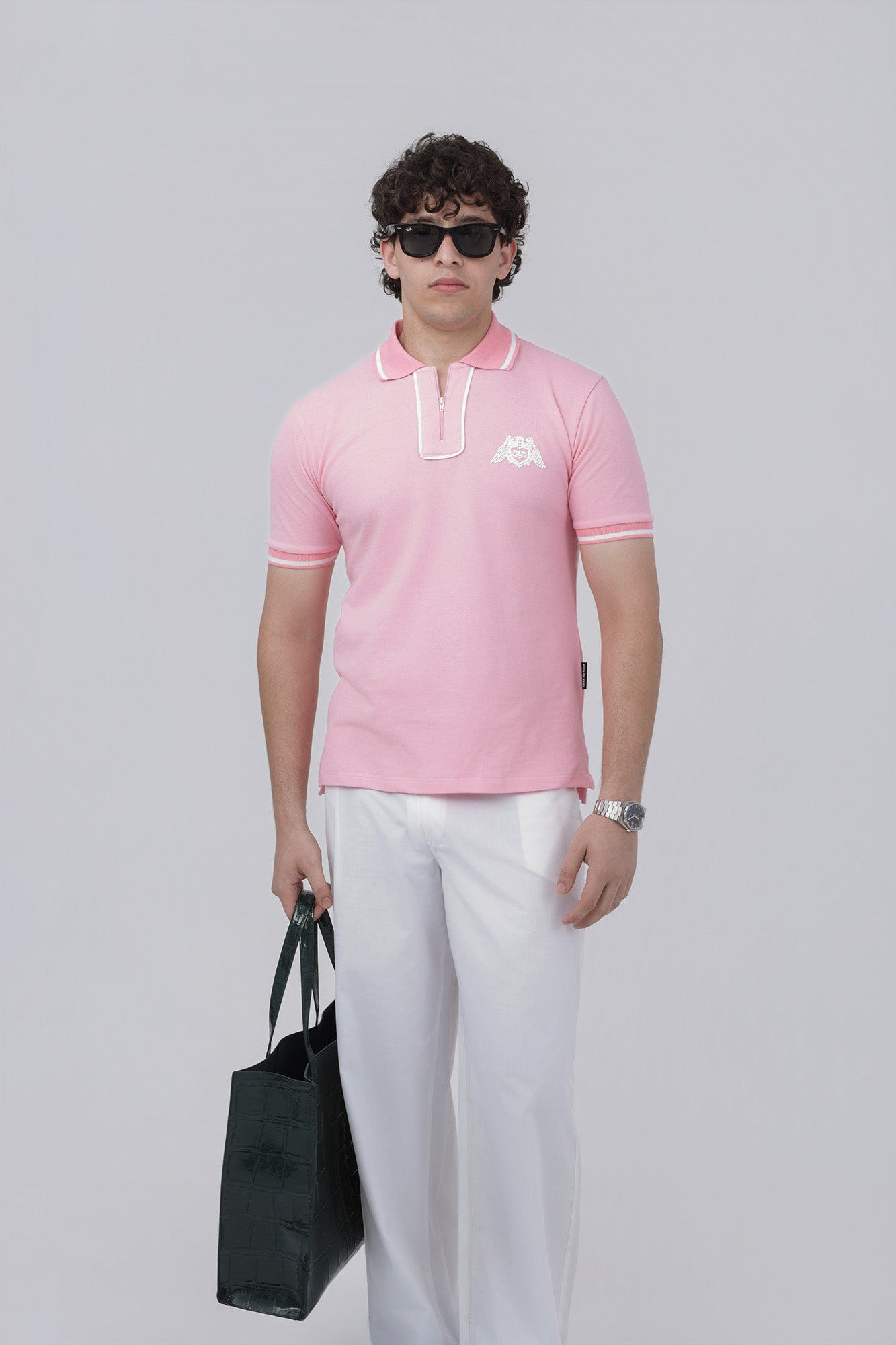 CREST POLO - PINK