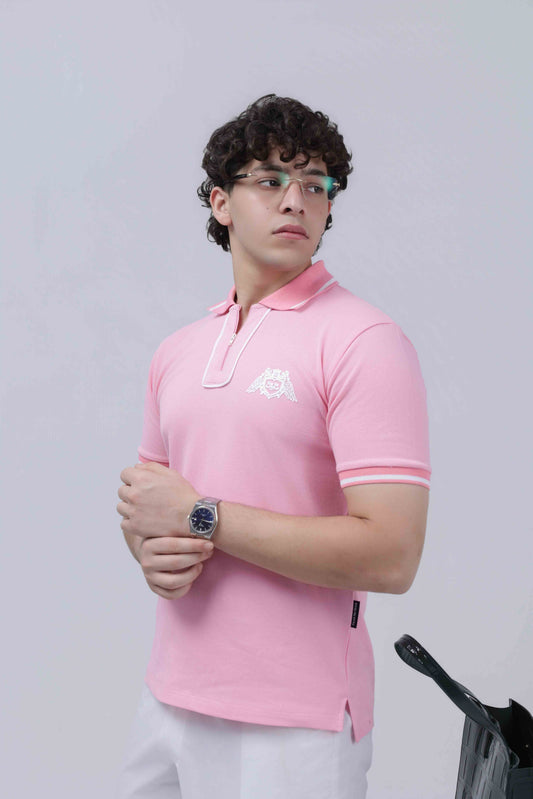 CREST POLO - PINK