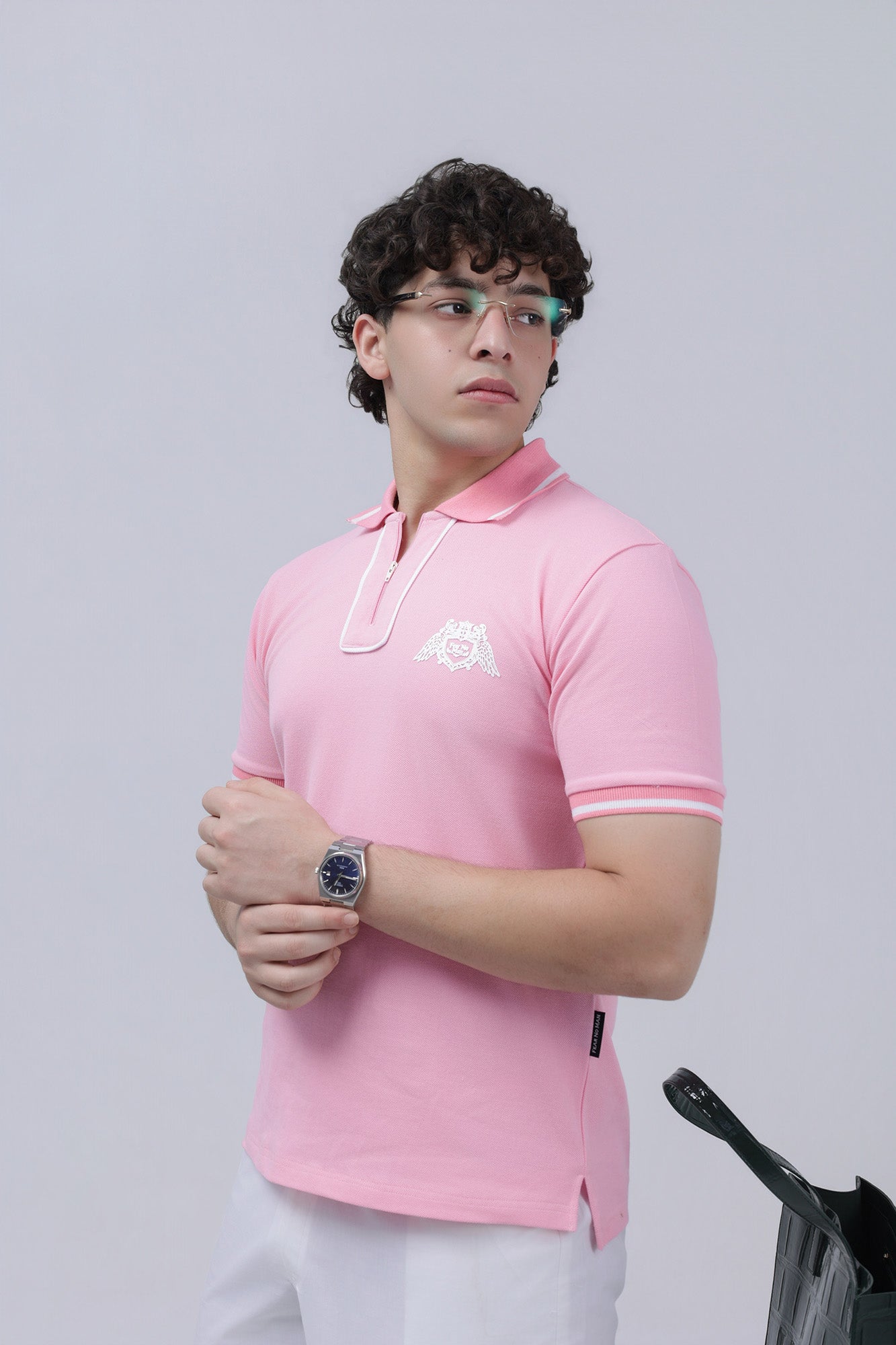 CREST POLO - PINK