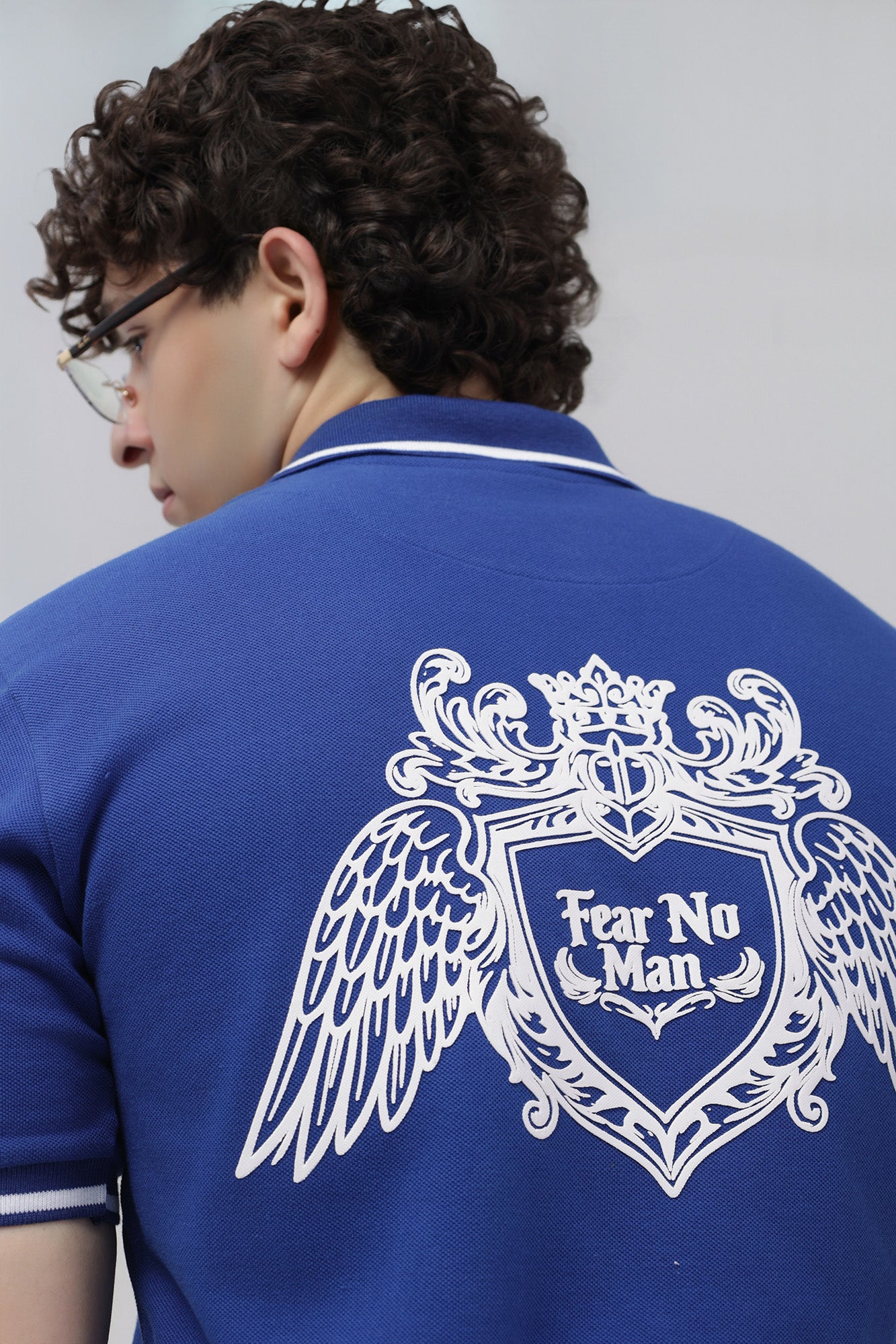 CREST POLO - BLUE