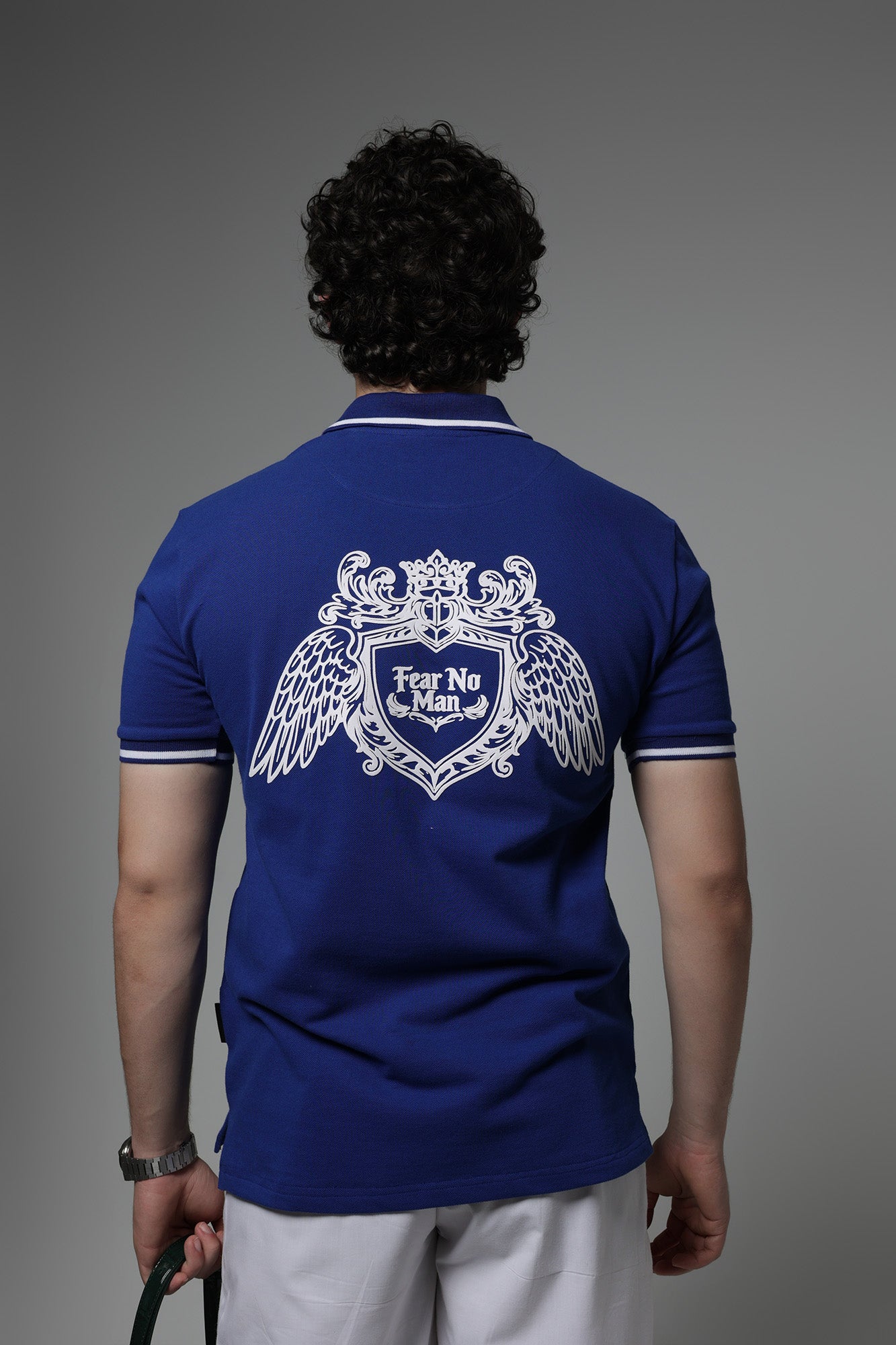 CREST POLO - BLUE