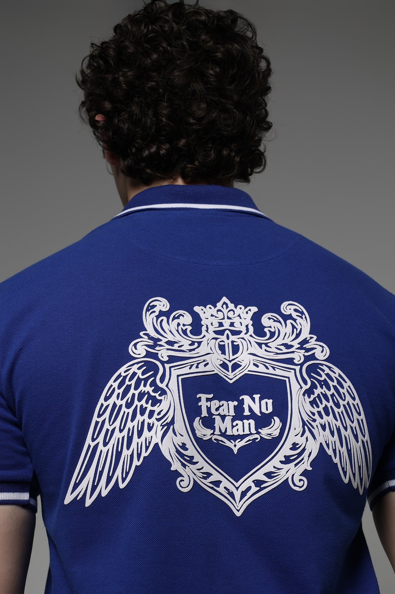 CREST POLO - BLUE
